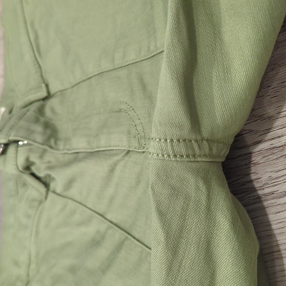 Loft Olive Green Frayed Hem Jeans - Picture 5 of 13